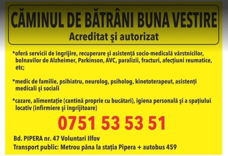 Buna Vestire - Camin de batrani